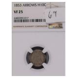 1853 Seated Silver Half Dime