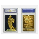 23K Black Gold Kobe Bryant Rookie Rare Card