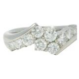 Platinum 1.01 ct Natural Brilliant VS Diamond Ring