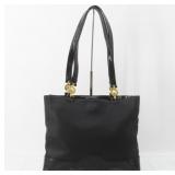 Versace Sunburst Leather Tote Bag