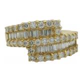 18k Gold 1.10 ct Natural Brilliant Diamond Ring