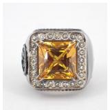 Gucci Rhinestone Ring Size 6.5