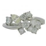 Platinum 1.02 ct Natural VS Diamond Ring