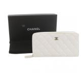 Chanel Caviar Skin Long Wallet