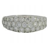 Platinum 1.00 ct Natural Brilliant Diamond Ring