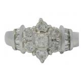 Platinum 1.00 ct Natural Diamond Ring