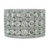 18k Gold 2.15 ct Natural Brilliant Diamond Ring