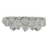 Platinum 3/4 ct Natural Brilliant Diamond Ring