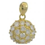 18kt Gold 1.31 ct Natural VS Diamond Pendant