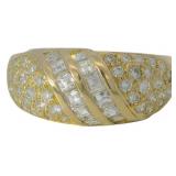 18k Gold 1.07 ct Natural VS Brilliant Diamond Ring