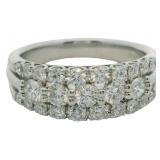 Platinum 1.00 ct Natural VS Brilliant Diamond Ring