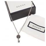 Gucci Double G Key Necklace