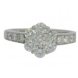 Platinum 1.00 ct Natural VS Diamond Ring