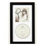 Autographed Taylor Swift CD Display