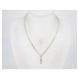 Gucci G Cut Silver Necklace