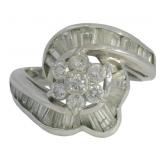 Platinum 1.51 ct Natural Diamond Ring