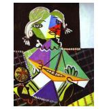 Woman with a Boat Giclee Canvas by Pablo Picasso