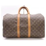 Louis Vuitton Monogram Keepall 45 Boston Bag