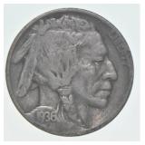 1936 Indian Head Buffalo Nickel