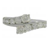 Platinum 1.00 ct Natural Brilliant Diamond Ring