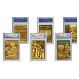 23K Gold Marino/Smith/Namath NFL Card Set