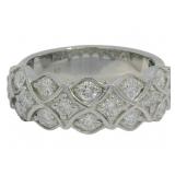 Brilliant 1.00 ct VS Lab Diamond Dinner Ring