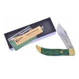 Michael Prater H&R Golden Jade Clasp Knife