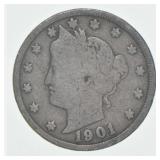 1901 Liberty Nickel