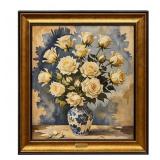 White Roses I Large Framed LTD Van Gogh Limited