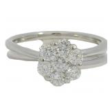 18k Gold 0.60 ct Natural VS Diamond Ring
