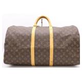 Louis Vuitton Monogram Keepall 55 Boston Bag