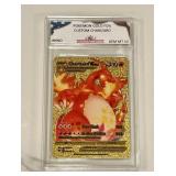 Pokï¿½mon Gold Custom Charizard Card