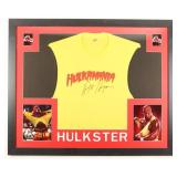 Autographed Hulk Hogan Custom Framed Shirt