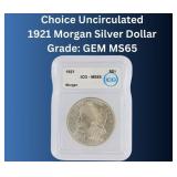 MS65 GEM GRADE 1921-1935 Peace Silver Dollar