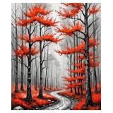 Scarlet Sanctuary I Canvas LTD EDT Van Gogh LTD