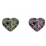 GIA Certified Heart 0.99 ct Color Change Sapphire
