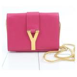 Yves Saint Laurent Y-Line Leather Shoulder Bag