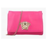 Versace La Medusa Leather Shoulder Bag