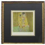 The Kiss Plate Signed w/COA by Gustav Klimt