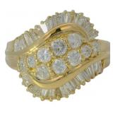 18kt Gold 1.17 ct Natural Brilliant Diamond Ring