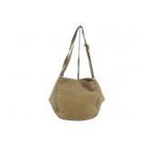 Bottega Veneta Tan Intrecciato Shoulder Bag