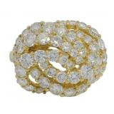 18k Gold 1.50 ct Natural VVS Diamond Ring