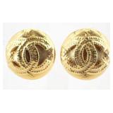 CHANEL Gold Fashion Earrings