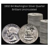 1932-64 Choice BU Washington Silver Quarter