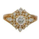 18kt Gold 1.32 ct Natural Diamond Ring