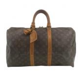 Louis Vuitton Monogram Keepall 45 Boston Bag