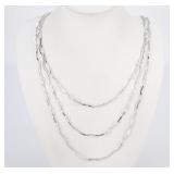 Yves Saint Laurent 3-Strand Necklace