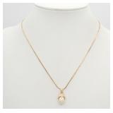 Yves Saint Laurent Pearl Necklace