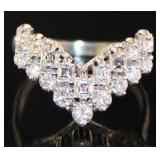 Platinum Natural 1.00 ct Brilliant VS Diamond Ring