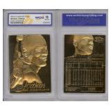Lot of 1996 23K Gold Michael Jordan Fleer Card